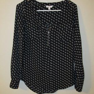 Black arrows blouse